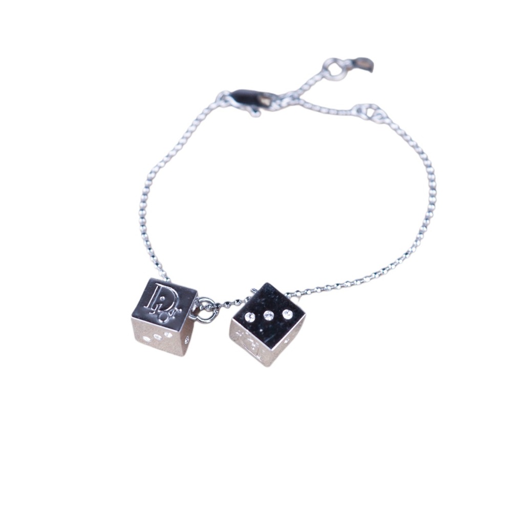 Vintage Dior Dice Charm Bracelet